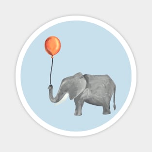 Elephant with a Balloon Magnet